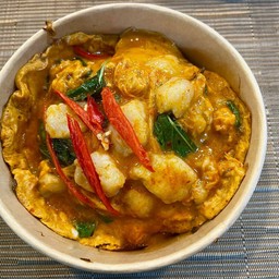 ข้าวไข่ข้นห่อหมกปลาดอลลี่