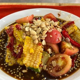 ส้มตำแซ่บนัว ครัวบ้านๆ อาหารอีสาน กระเพรารสเด็ด บ้านพักทหาร หน้า รพ.ค่าย
