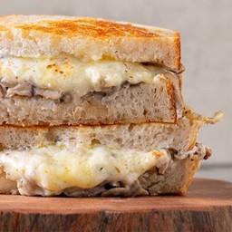 Grilled Sourdough Truffle Cheese & Mushroom