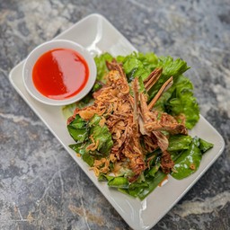 ปากเป็ดทอดน้ำปลา