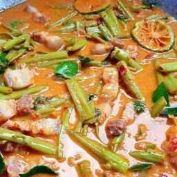 แกงเทโพหมู  เป็นกลับ