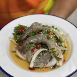 ยำกุ้งสด