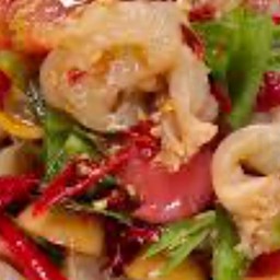 ส้มตำแมงกระพรุน-ปลาร้า