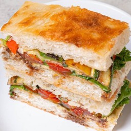 Sourdough Grilled Veggie & Hummus