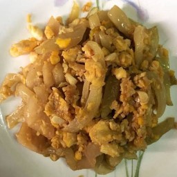 ผักกาดกองผัดไข่