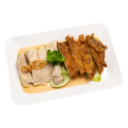 ไก่สับผสม ต้ม+ทอด