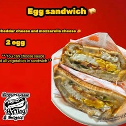 Double Eggs Sandwich