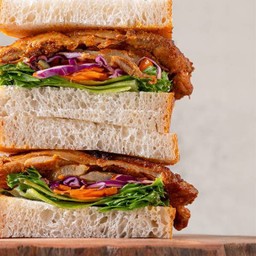 Sourdough Pineapple Chicken & Peanut Sauce