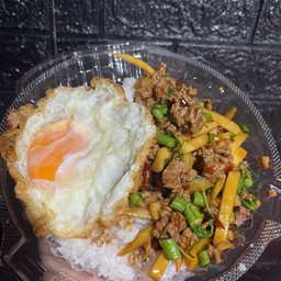 กะเพราเนื้อสับ