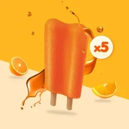 ยักษ์คู่ ซัมเมอร์ เซ็ต (รสส้ม 5 แท่ง)