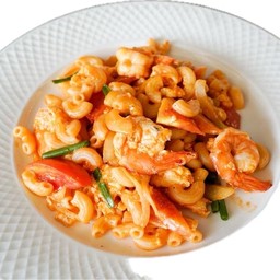 มักกะโรนีกุ้ง