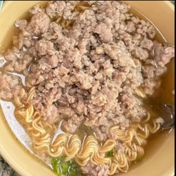 มาม่าน้ำใสหมูสับจุกๆ
