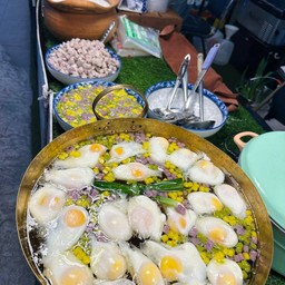 บัวลอยธรรมดา แป้งสดกะทิสด