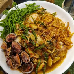 ยำหอยนางรม+หอยแครง