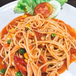 สปาเก็ตตี้ซอสมะเขือ