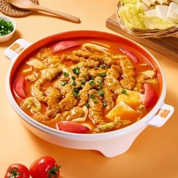 ไก่ทอดต้มมะเขือเทศเจ้าหญิง สำหรับสองคน