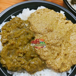 ข้าวราดมันปู2สหาย (มันปูม้า+น้ำพริกมันไข่ปู)