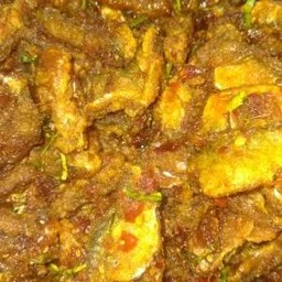 ปลาทูทอดกรอบผัดพริกแกง