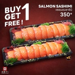 แซลมอนซาซิมิ 1 แถม 1