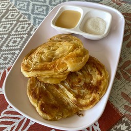 โรตี นม&น้ำตาล (2แผ่น)