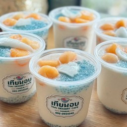 นมสดสาคูแคนตาลูป (Mini) ขนาดแก้ว 12 ออนซ์