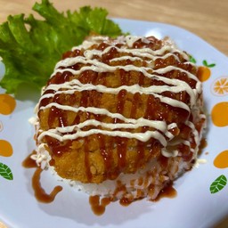 ข้าวคัตสึไก่กรอบ