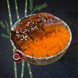 ข้าวหน้าปลาไหล + ไข่กุ้ง