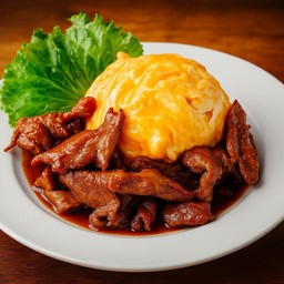 ไข่ข้นหมูคั่วซอส