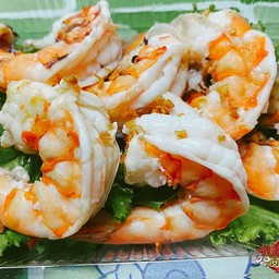 กุ้งลวกจิ้ม5-7ตัว