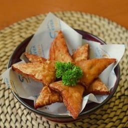 Crispy Shrimp Pancakes กุ้งกระเบื้อง