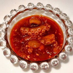 NEW! 낙지젓 กิมจิหนวดปลาหมึก 60g.