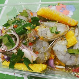 ยำกุ้งสดดดด