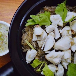 เนื้อปูก้อนอบวุ้นเส้น