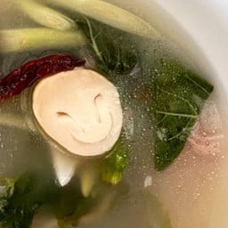 ต้มยำเห็ดฟาง มังสวิรัติ น้ำข้น/ใส