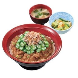 ข้าวหน้าเนื้อย่างโอคุระ และชุดสุดคุ้ม