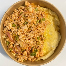 ข้าวลาบไก่สับ