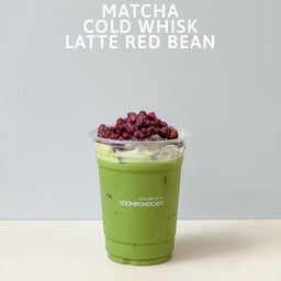 MATCHA COLD WHISK LATTE RED BEAN