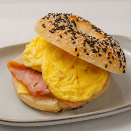 Ham Egg Cheese Bagel