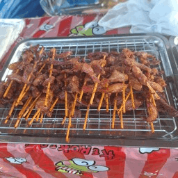 หมูเเดดเดียวทอด 10ไม้
