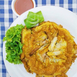 ไข่เจียวเนื้อปูก้ามแดง