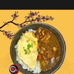 ข้าวหน้าแกงกะหรี่หมู