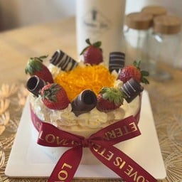 เค้กนมสดฝอยทอง 1ปอนด์