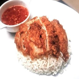 ข้าวมันไก่ทอด