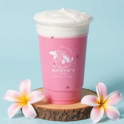 นมชมพูเย็น