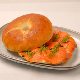 Smoked Salmon Cream Cheese Bagel