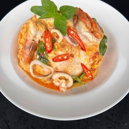 ข้าวไข่ข้นห่อหมกทะเล