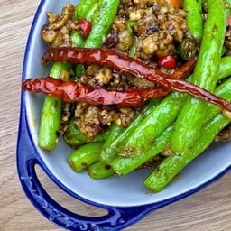 ถั่วแขกผักพริกเสฉวน