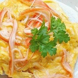 ข้าวไข่ข้นปูอัด