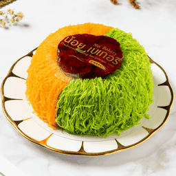 เค้กนมสดฝอย 2 สี ลาวาสตอรเบอรี่1 ปอนด์