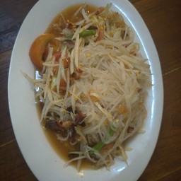 ตำเส้นเล็ก Thai noodle somtum